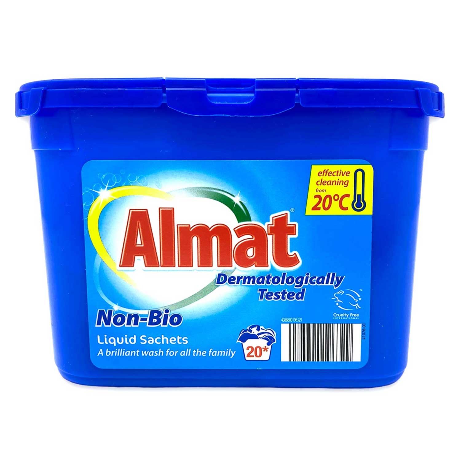 Non Bio Washing Sachets Pack Almat Aldi Ie